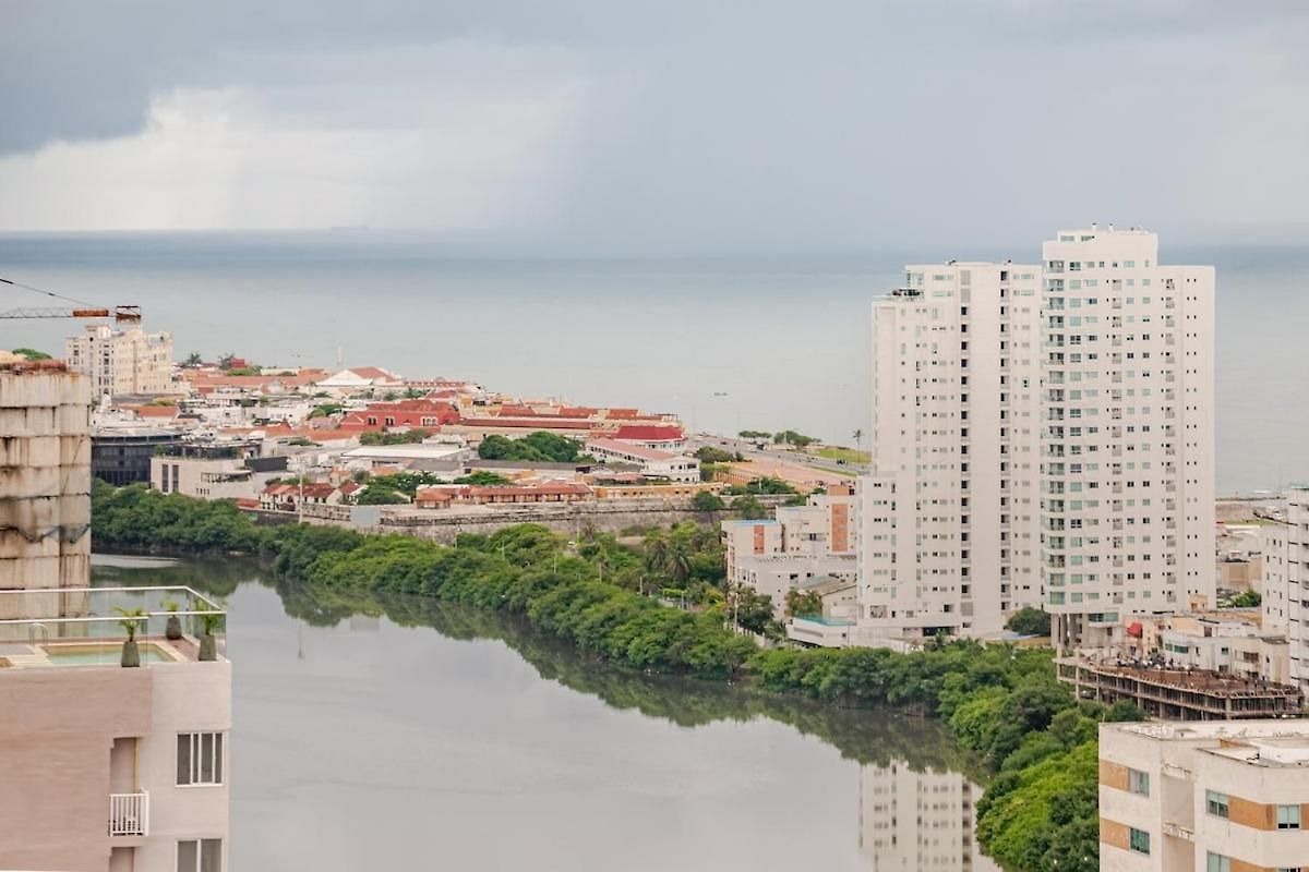 Apto Luxury 7 Minutos A Pie De La Playa Cartagena