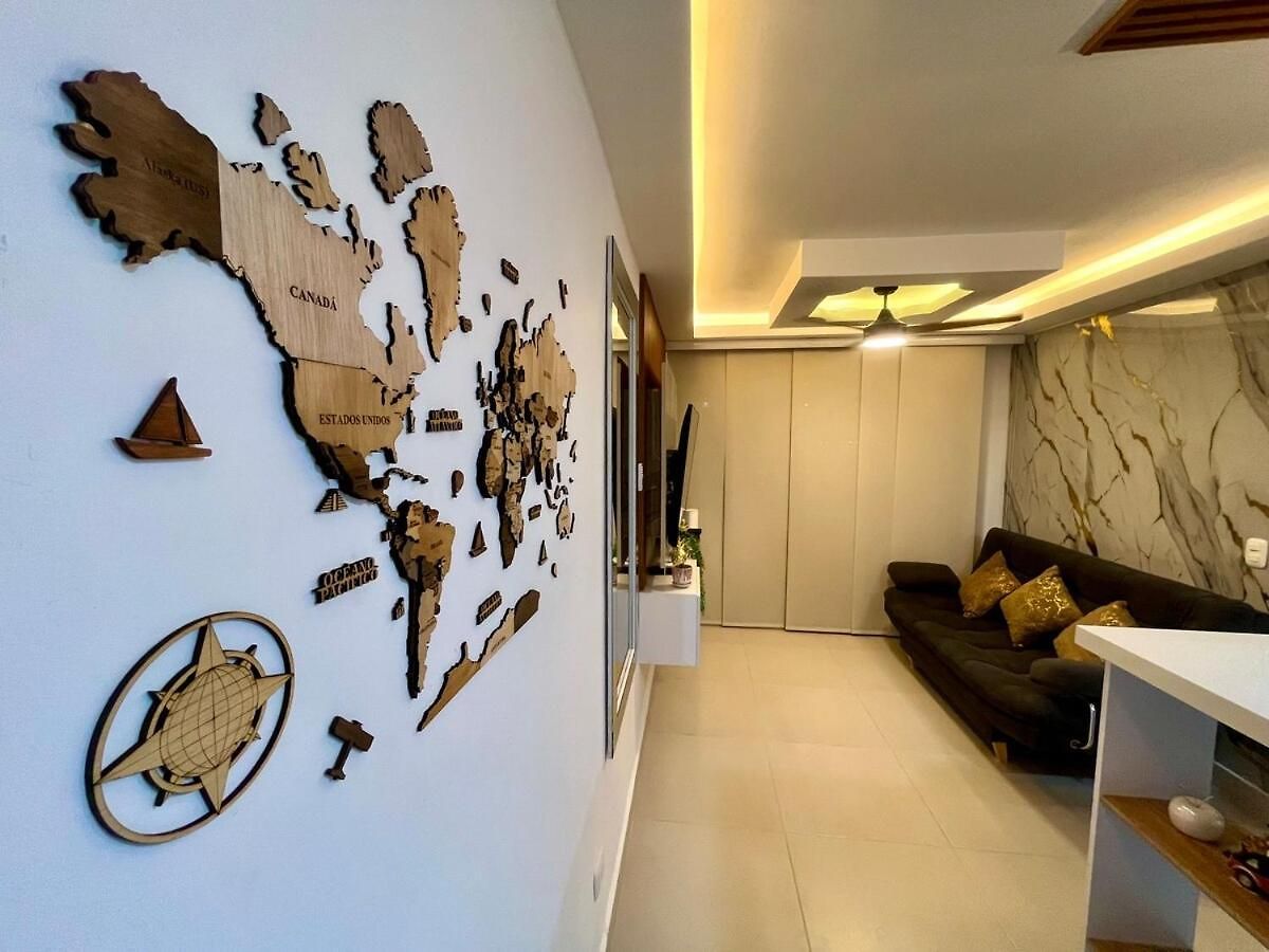 Apto Luxury 7 Minutos A Pie De La Playa Apartamento