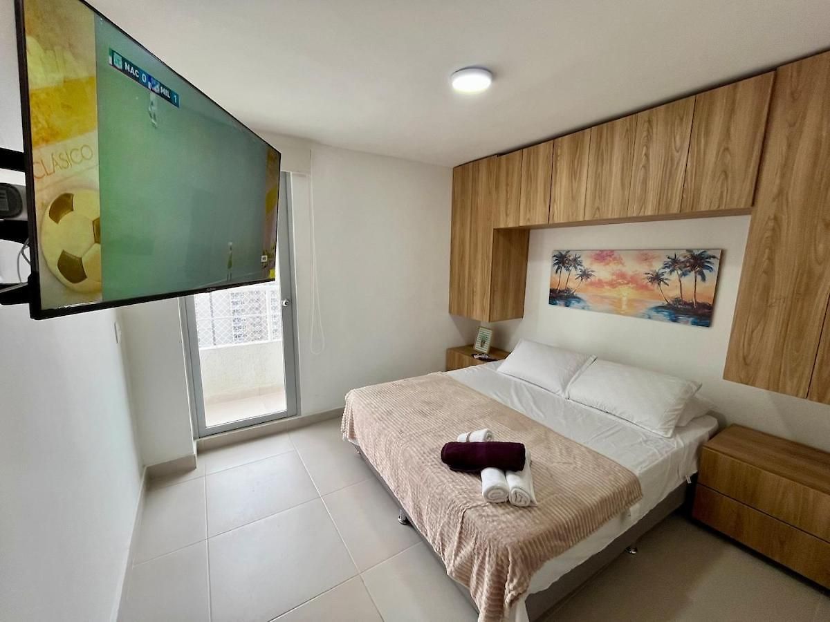 Apartamento Apto Luxury 7 Minutos A Pie De La Playa *