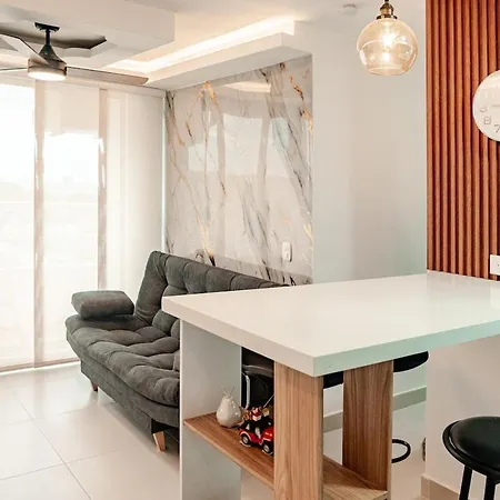 Apto Luxury 7 Minutos A Pie De La Playa *