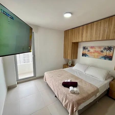 Apartamento Apto Luxury 7 Minutos A Pie De La Playa *