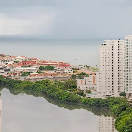 Apto Luxury 7 Minutos A Pie De La Playa Cartagena