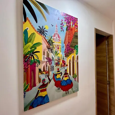 Apto Luxury 7 Minutos A Pie De La Playa Apartment Cartagena